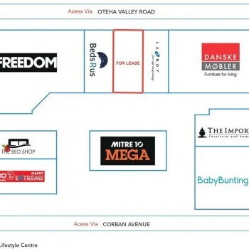 Plan of Albany Lifestyle Centre