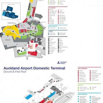 Plan of Auckland Airport Shopping Centre