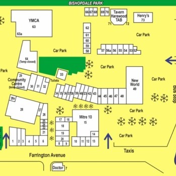 Plan of Bishopdale Village Mall