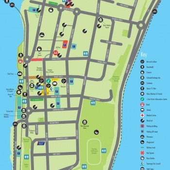 Plan of Downtown Tauranga