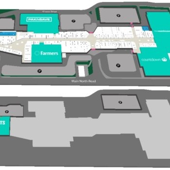 Plan of Northlands Shopping Centre