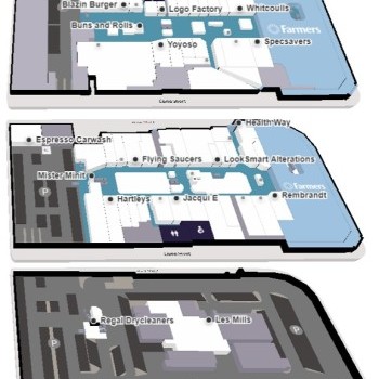 Plan of Shore City Shopping Centre